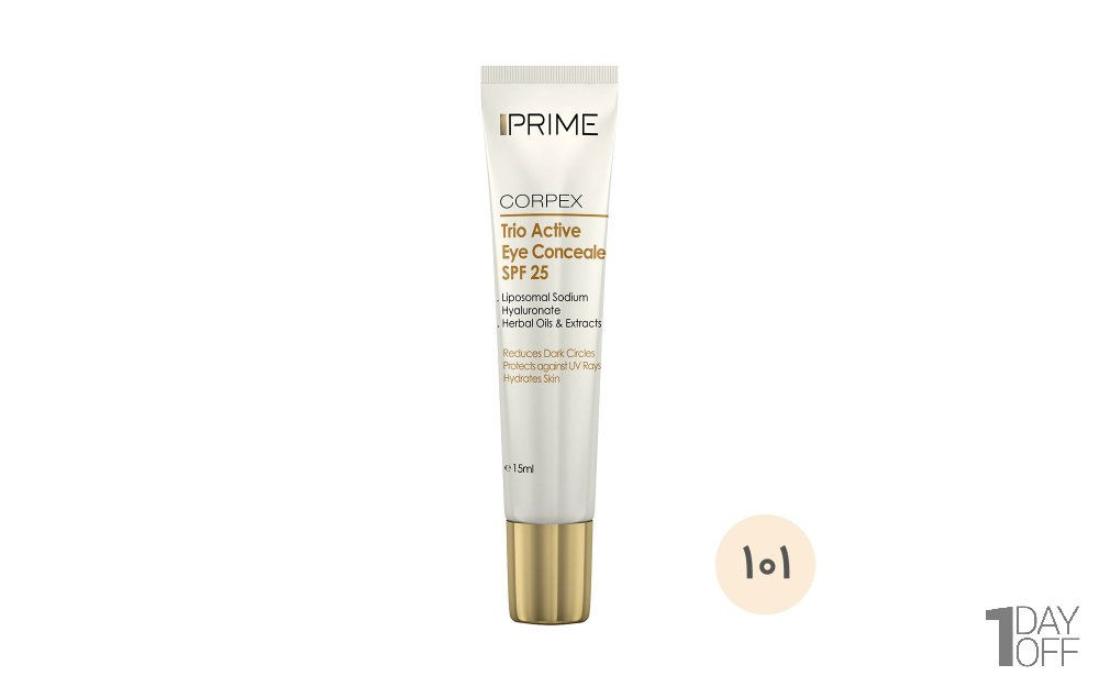 کانسیلر دور چشم SPF25 پریم مقدار 15 میلی‌لیتر رنگ 101