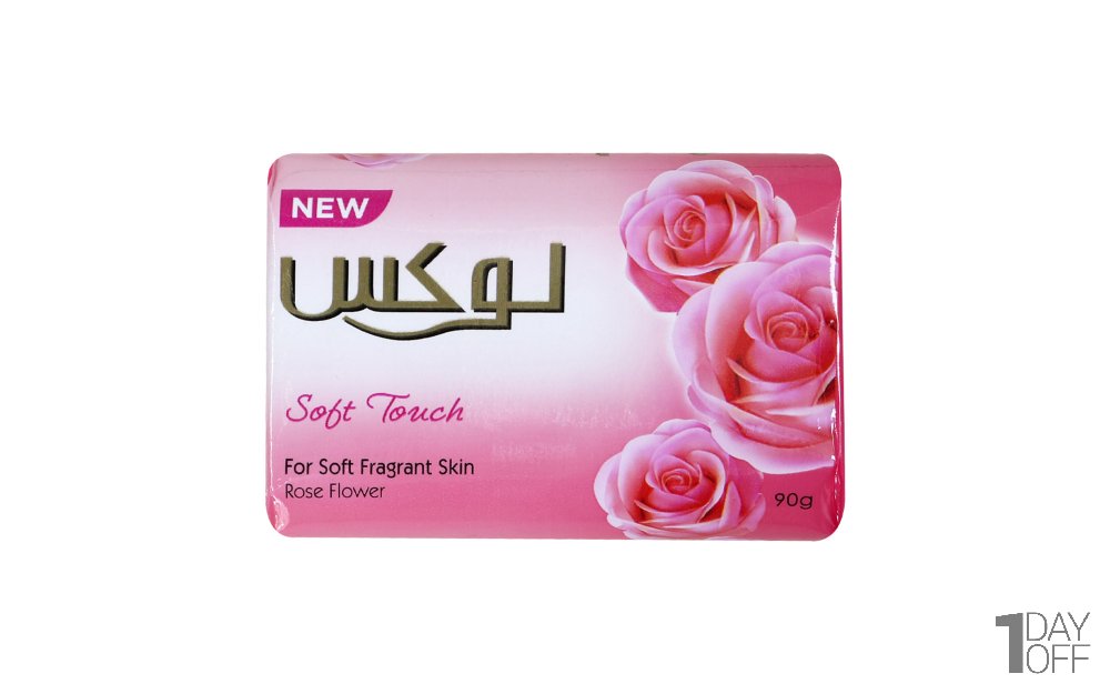 صابون لوکس (Lux) مدل Soft tuch مقدار 90 گرم