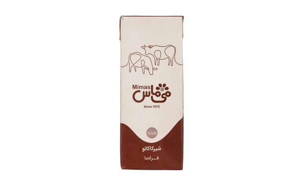 شیر کاکائو کم‌چرب می‌ماس مقدار 200 میلی‌لیتر 