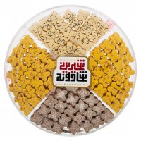 شیرینی نخودچی مخلوط شیرین شادونه مدل گرد مقدار 600 گرم