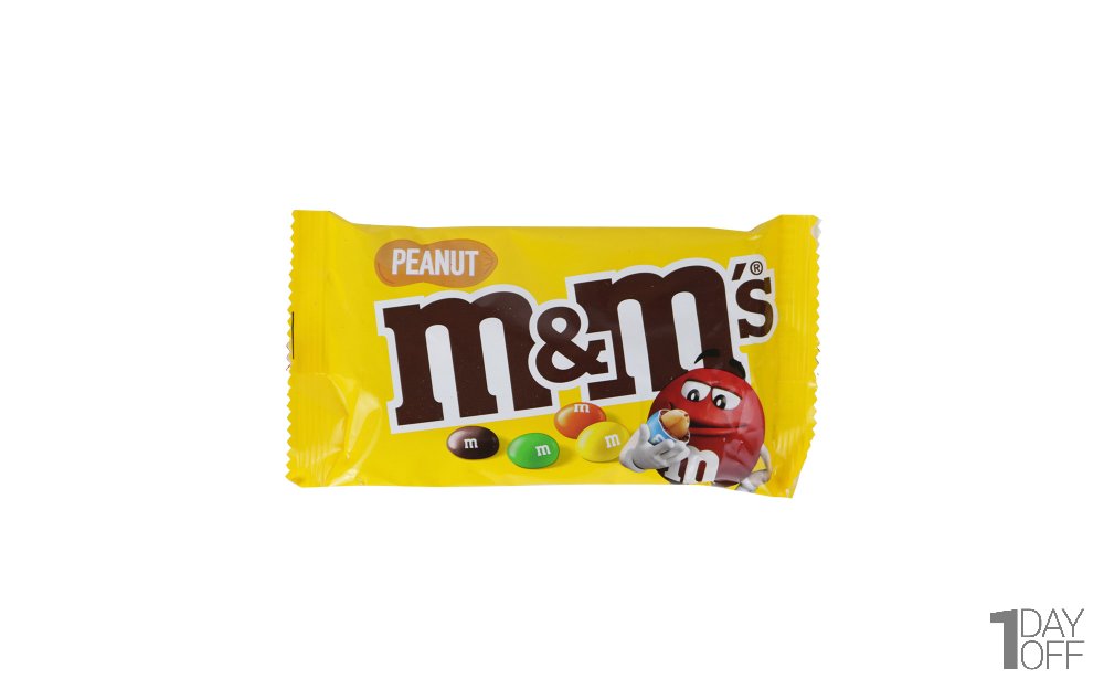 دراژه بادام‌زمینی ام اند ام (M&M) مقدار 45 گرم