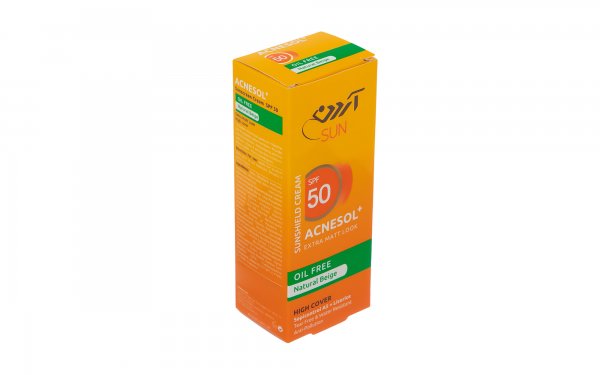 کرم ضدآفتاب SPF50 رنگی آردن مدل Natural Beige مقدار 50 میلی‌لیتر