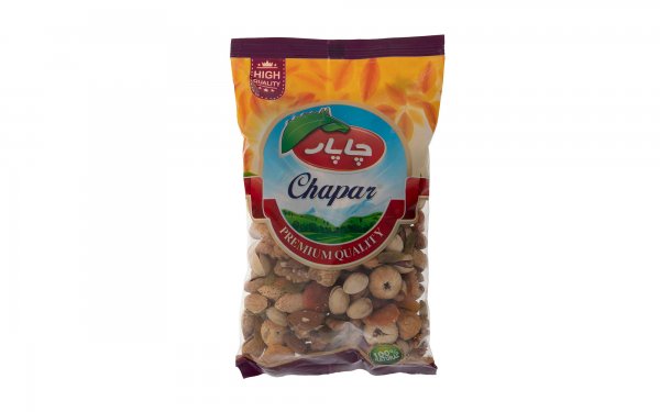 آجیل شیرین چاپار مقدار 450 گرم