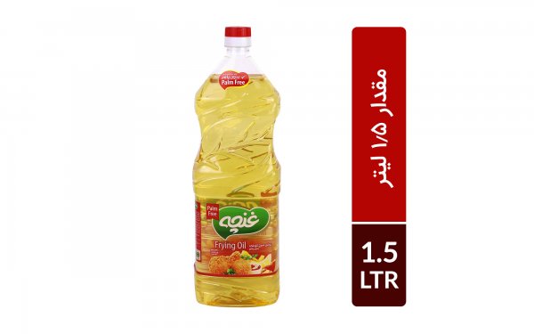 روغن سرخ‌کردنی بدون پالم غنچه مقدار 1.5 لیتر