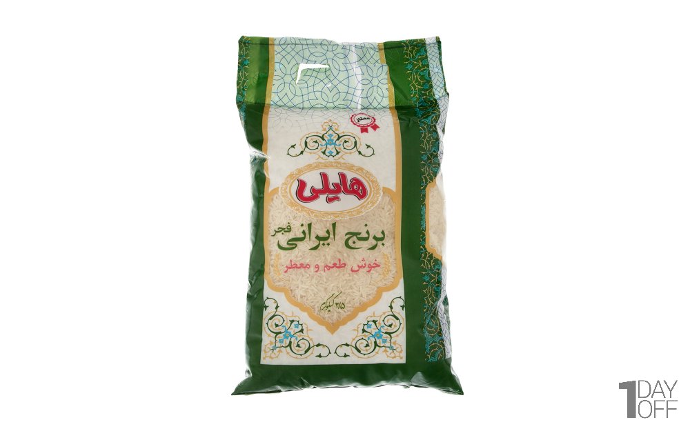 برنج فجر ایرانی ممتاز هایلی مقدار 2.5 کیلوگرم