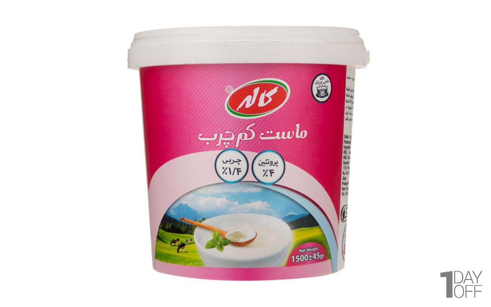 ماست کم‌چرب کاله مقدار 1.5 کیلوگرم