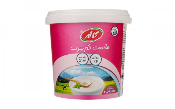 ماست کم‌چرب کاله مقدار 1.5 کیلوگرم
