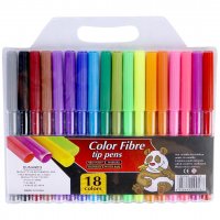 ماژیک 18 رنگ کالر فایبر (Color Fiber)
