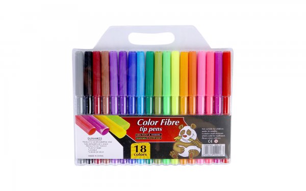 ماژیک 18 رنگ کالر فایبر (Color Fiber)