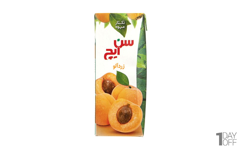 نکتار زردآلو سن‌ایچ مقدار 200 میلی‌لیتر