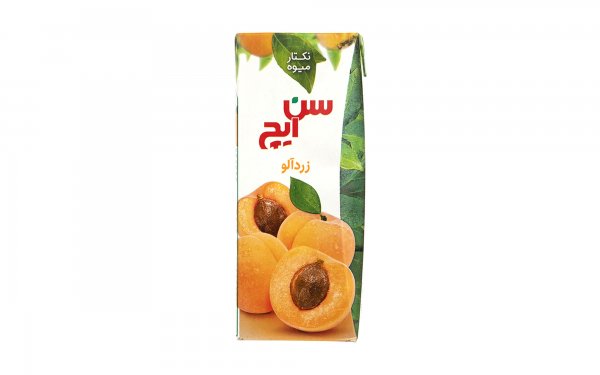  نکتار زردآلو سن‌ایچ مقدار 200 میلی‌لیتر