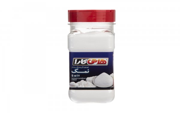 نمک کریستال یددار هاتی‌کارا گلستان مقدار 400 گرم