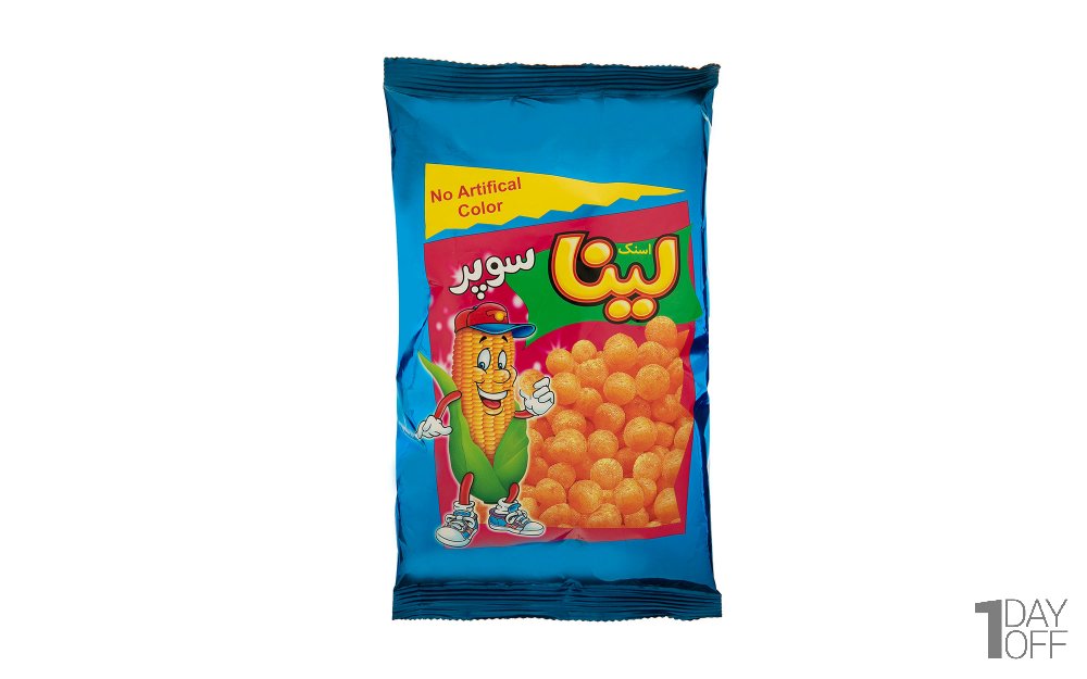 اسنک سوپر توپی لینا مقدار 58 گرم 