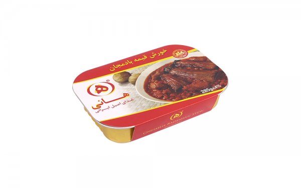 خورش قیمه بادمجان هانی مقدار 285 گرم