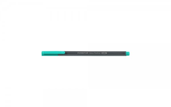 روان‌نویس استدلر (Staedtler) مدل Triplus Fineliner نوع نوک نمدی رنگ فیروزه‌ای