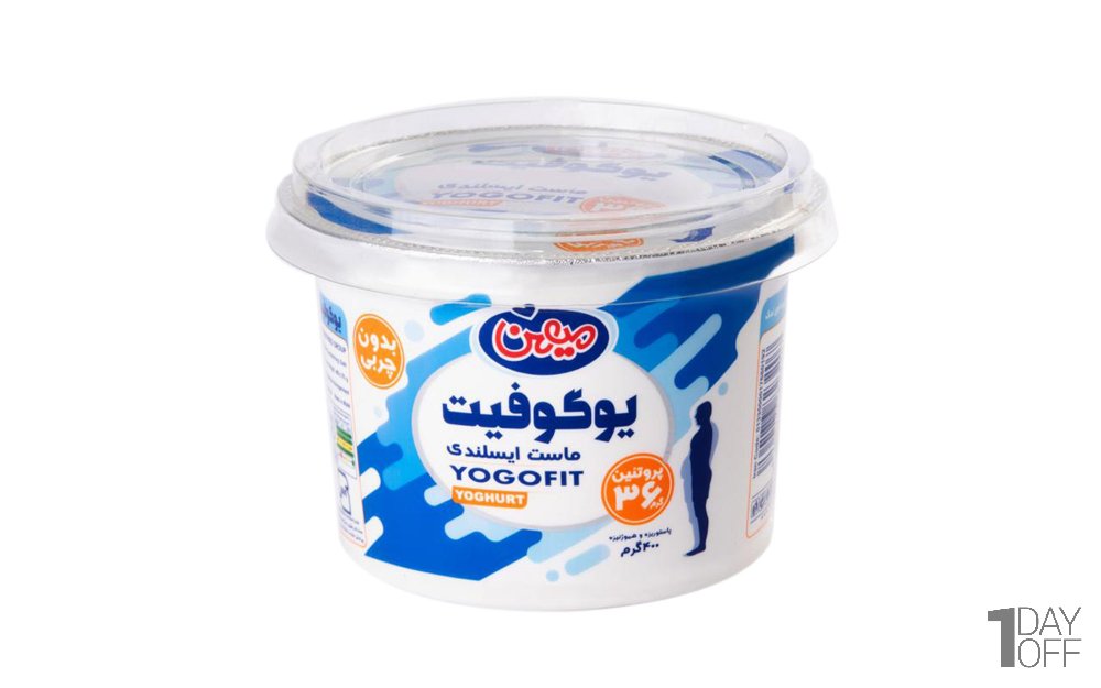 ماست ایسلندی یوگوفیت بدون چربی میهن مقدار 400 گرم