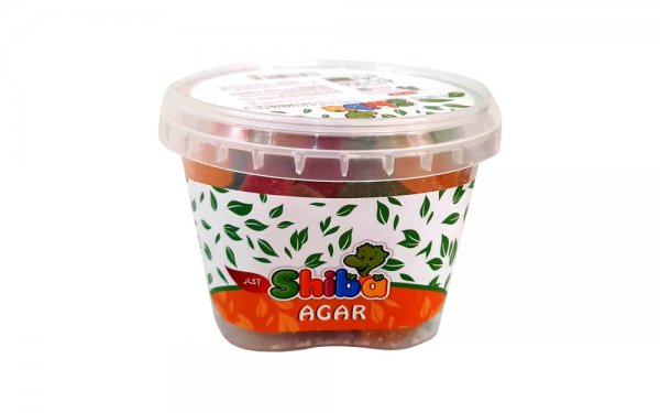 ژله شکری میوه‌ای آگار شیبابا مقدار 300 گرم
