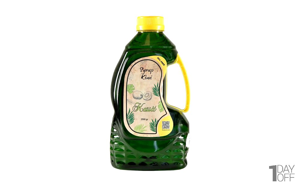 سیروپ کیوی کاسیت مقدار 2.5 کیلوگرم