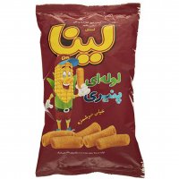 اسنک لوله‌ای لینا با طعم پنیری مقدار 135 گرم