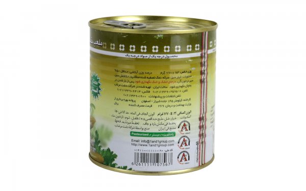 کنسرو خیارشور یک و یک مقدار  770 گرم