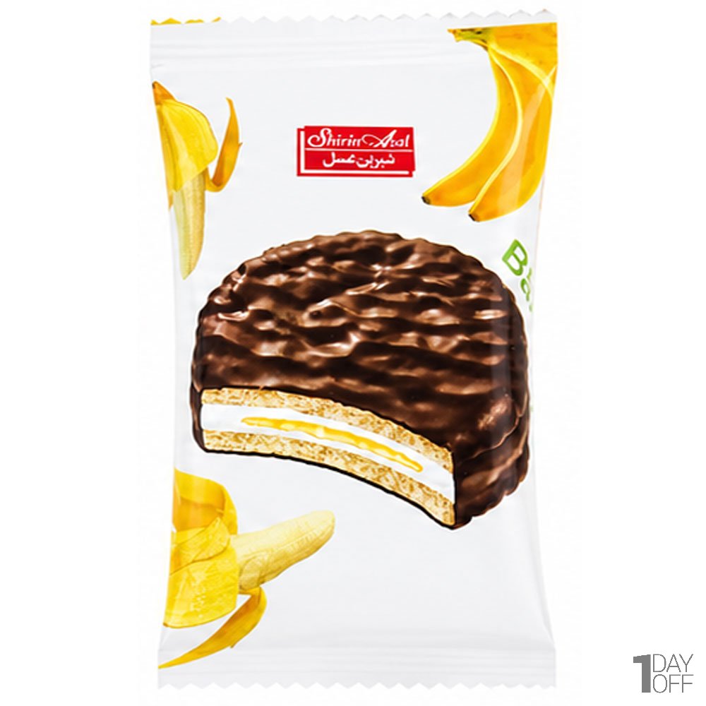 بیسکویت والس با طعم موز شیرین‌عسل مقدار 25 گرم