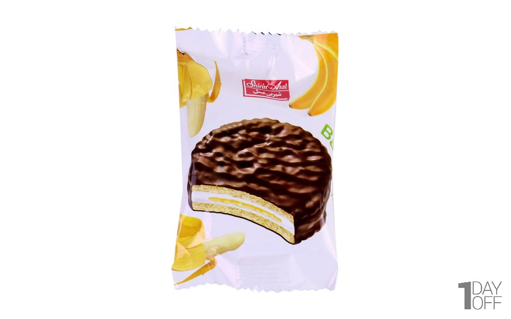 بیسکویت والس با طعم موز شیرین‌عسل مقدار 25 گرم