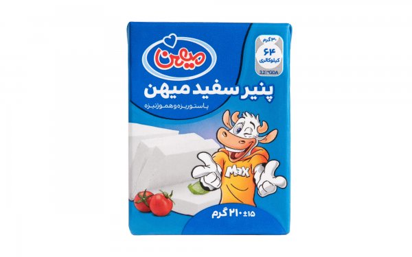 پنیر سفید میهن مقدار 210 گرم
