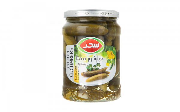 خیارشور ممتاز سحر مقدار 640 گرم
