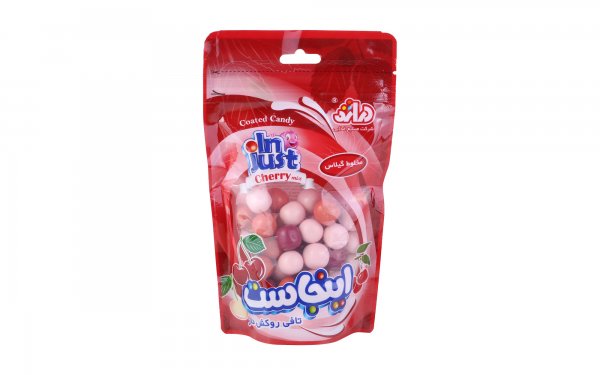 تافی روکش‌دار مخلوط گیلاس اینجاست مقدار 140 گرم