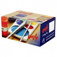 گواش (رنگ پوستر) 6 رنگ پارس مقدار هر قوطی 30 میلی‌لیتر