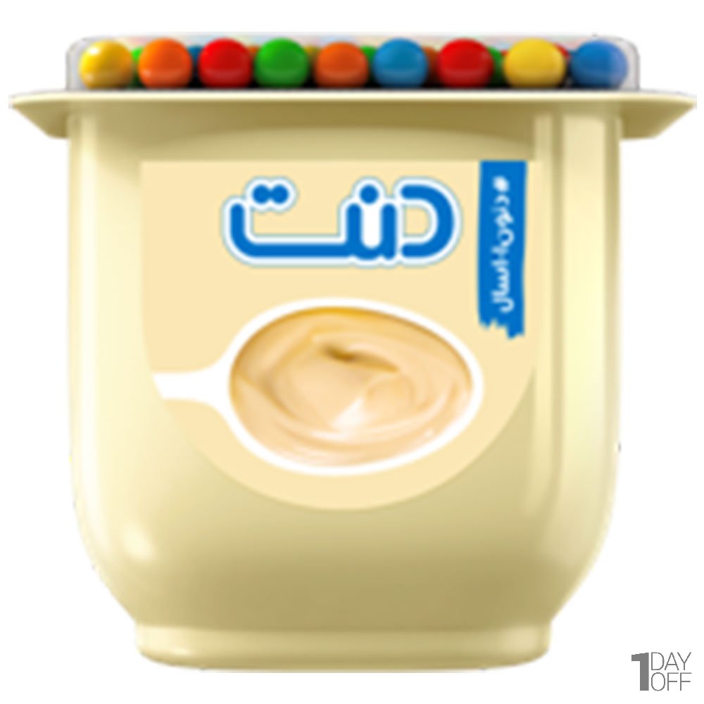 دسر وانیلی فرانسوی با تاپر دراژه دنت مقدار 100 گرم