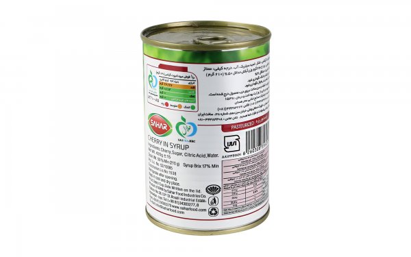 کمپوت گیلاس ممتاز سحر مقدار 450 گرم