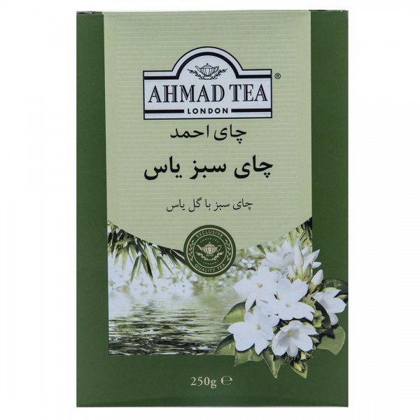 چای سبز با عطر یاس احمد مقدار 250 گرم