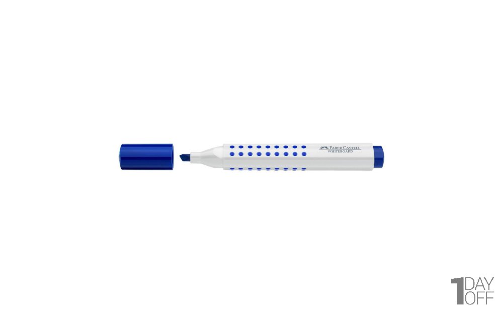 ماژیک وایت‌برد 1583 گریپ فابر کاستل (Faber Castell) رنگ آبی بسته 10 عددی