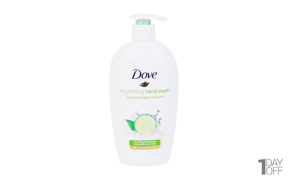 مایع دستشویی با رایحه خیار و چای سبز داو (Dove) مقدار 500 میلی‌لیتر