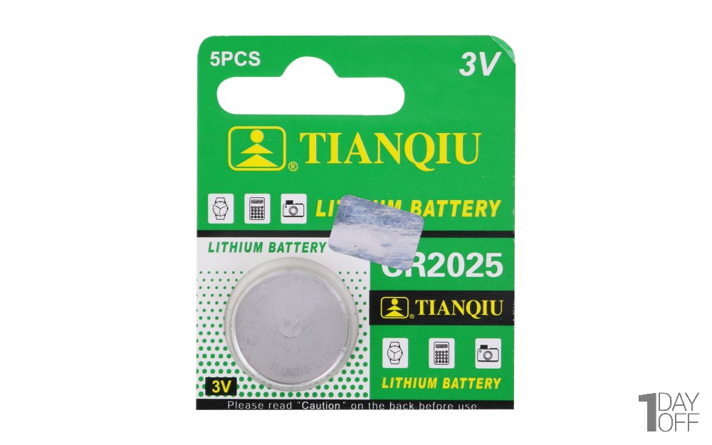باتری سکه‌ای لیتیومی تیانکیو (TIANQIU) CR2025