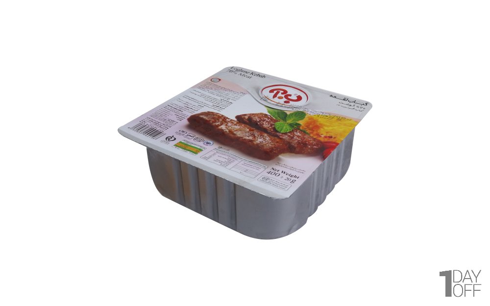 کباب لقمه 70 درصد گوشت ب.آ مقدار 400 گرم