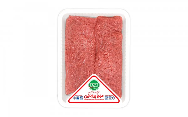 گوشت استیک گوساله مهیا پروتئین مقدار 500 گرم