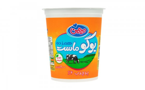 یوگو ماست پرچرب میهن مقدار 900 گرم
