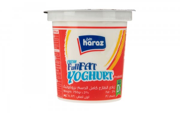 ماست پروبیوتیک پرچرب هراز مقدار 750 گرم