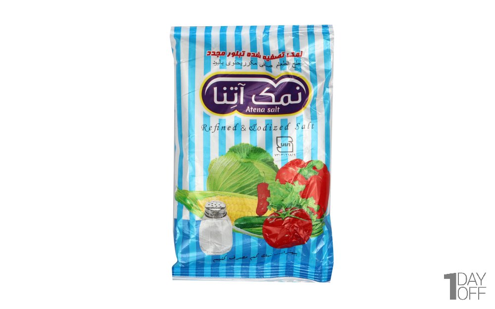 نمک آتنا مقدار 500 گرم 