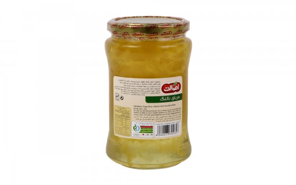 مربا بالنگ اصالت مقدار 820 گرم