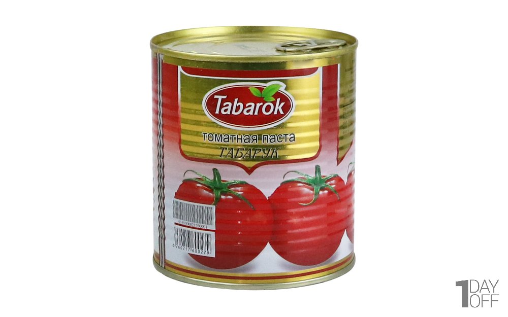 رب گوجه‌فرنگی تبرک مقدار 800 گرم