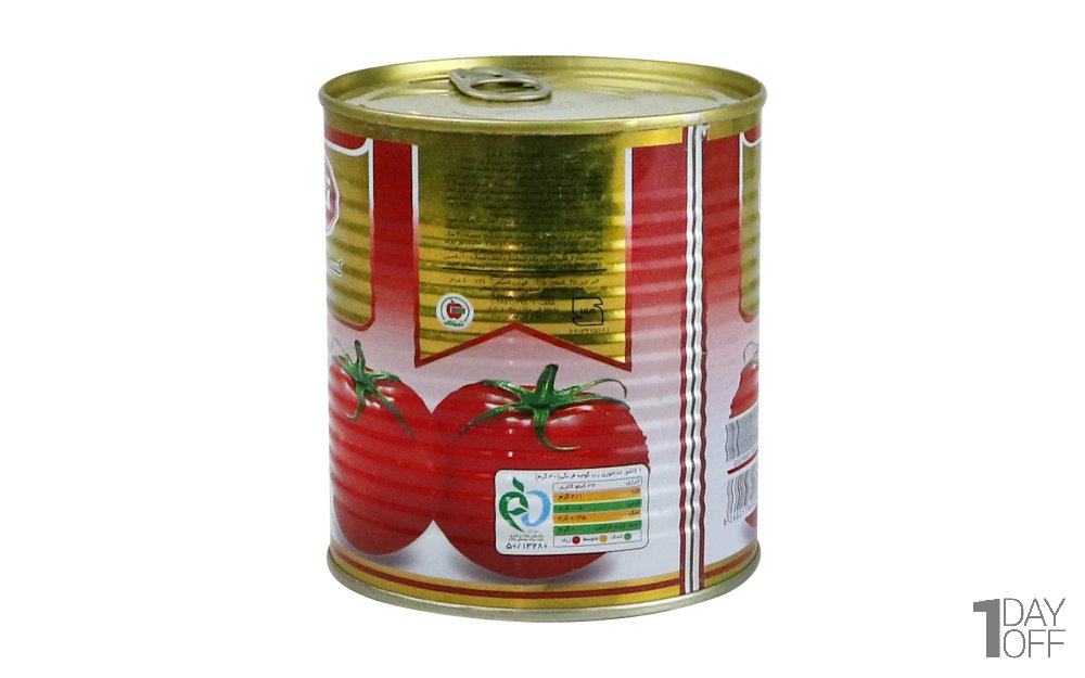 رب گوجه‌فرنگی تبرک مقدار 800 گرم