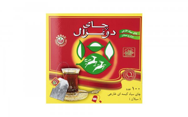 چای کیسه‌ای کلاسیک دوغزال بسته 100 عددی