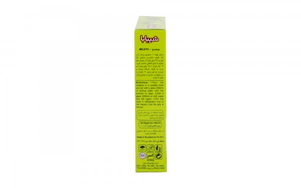 پودر ژله با طعم موهیتو حاوی ویتامین C شیبابا مقدار 100 گرم