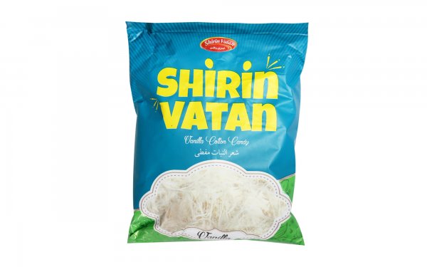 پشمک وانیلی شیرین وطن مقدار 180 گرم