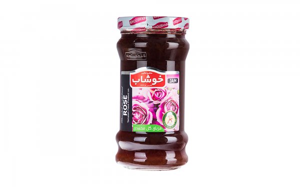 مربا گل محمدی خوشاب مقدار 720 گرم