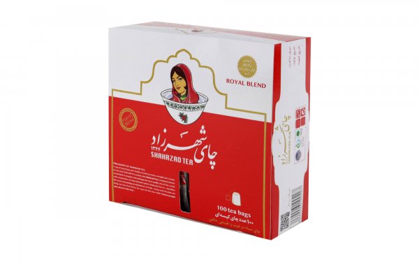 چای کیسه‌ای شهرزاد بسته 100 عددی