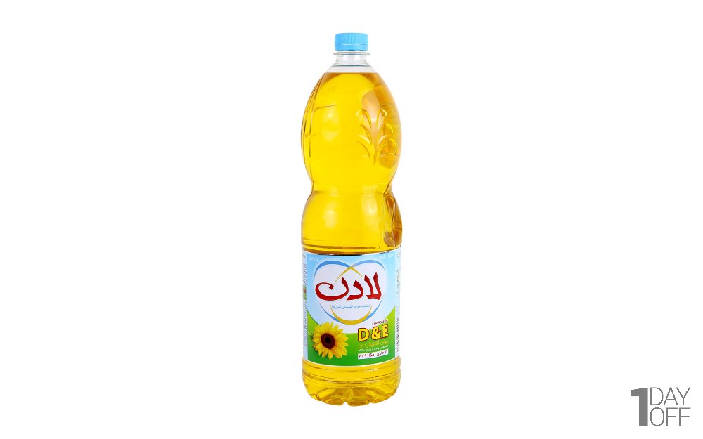 روغن آفتابگردان لادن مخصوص پخت و پز و سالاد مقدار 1.5 لیتر